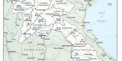 Քարտեզ Լաոս travel