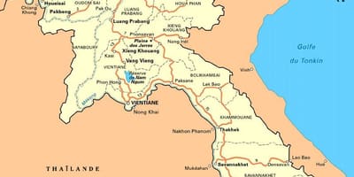Քարտեզ Հարավային Լաոսի