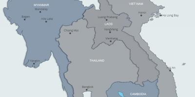Քարտեզ Հյուսիսային Լաոս